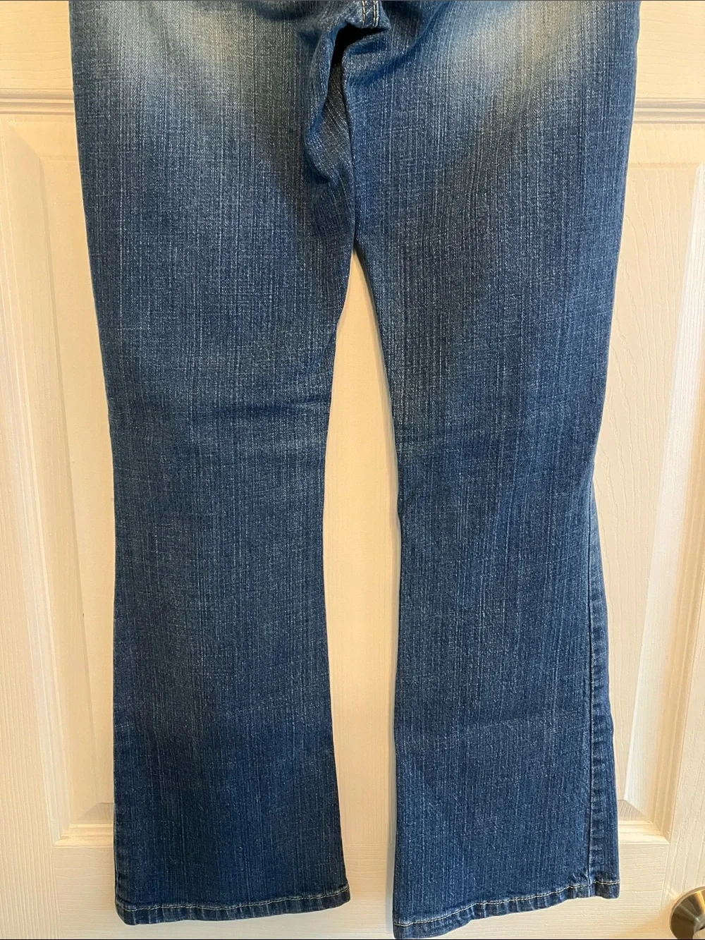 Children’s Place 1989 bootcut stretch Girl’s heritage thigh faded jeans 14